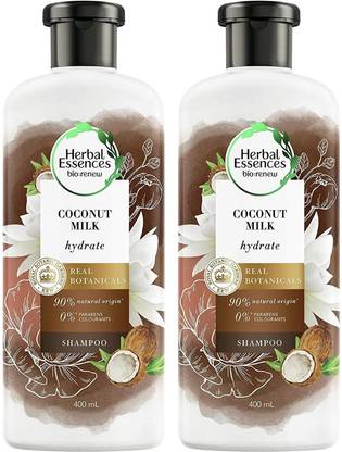 Herbal Essences Bio Renew Hydrate Coconut Milk Shampoo 400 ML Pack Of 2
