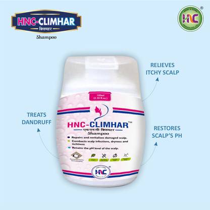 Heal N Cure HNC Climhar Anti-Dandruff Shampoo- Controls Dandruff & Itchy Scalp.
