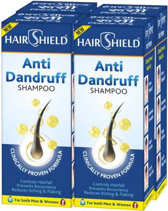 HAIRSHIELD Anti Dandruff Shampoo Travel Pack | Prevents Dandruff, Hair Fall & Flaky Scalp
