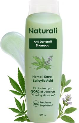 Naturali Anti Dandruff Shampoo | Up To 100% Relief with Salicylic Acid | Sulfate free