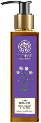 Forest Essentials Hair Cleanser Amla, Honey & Mulethi Natural Shampoo for Dull & Dry Hair