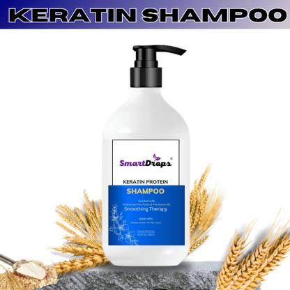 smartdrops shampoo for strong and long hair, silky hair for men and women