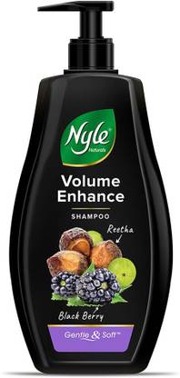 Nyle Naturals Volume Enhance Shampoo, With Blackberry, Reetha and Amla