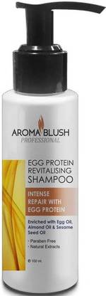 Aroma Blush Egg revitalising Protein Shampoo(Enriched with egg, almond& sesame seed oil)
