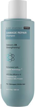 BARE ANATOMY Damage Repair Shampoo | With Coconut Milk | Adds Shine & Strengthens Hair