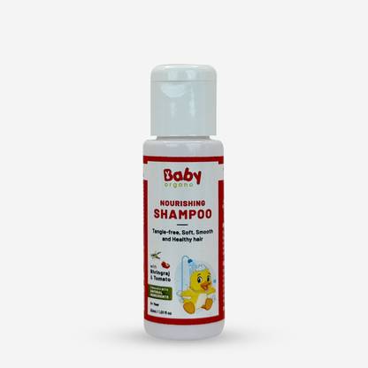 BabyOrgano Ayurvedic Bhringraj, Lemon Tear Free Baby Shampoo 30ml