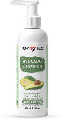 TopJec Avocado Shampoo Hydrating and Rich Oil for Silky, Healthy Hair