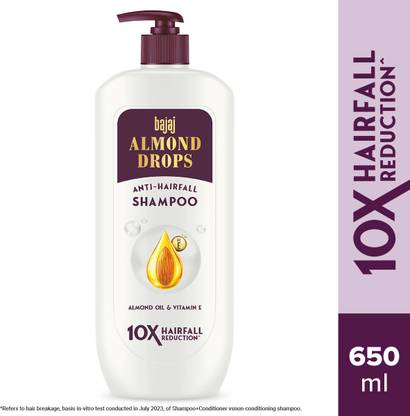 BAJAJ Almond Drops Anti Hairfall Shampoo with Almond Oil & Vitamin E