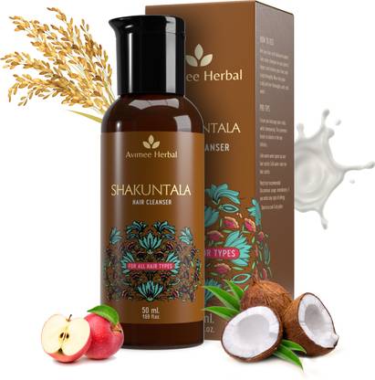 Avimee Herbal Shakuntala Daily Use Shampoo for Silky Hair |Argan,Onion,Keratin Protein