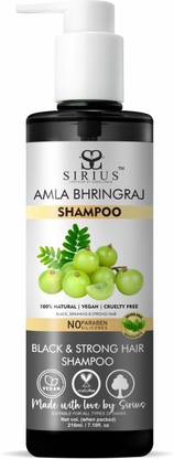 RKG Sirius Amla and Bhringraj Shampoo | Dandruff & Hair fall control - Paraben free