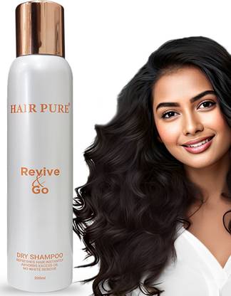 Hair Pure Revive & Go Dry Shampoo | Instantly Refreshes Hair & Absorbs Excess Oil