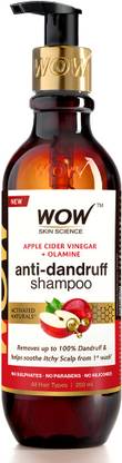 WOW SKIN SCIENCE Apple Cider Vinegar Shampoo - Restores Shine & Smoothness