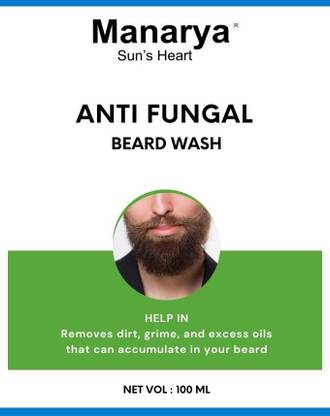Manarya Sun's Heart Anti Fungal Tea Tree Beard Wash With Calendula & Witch Hazel