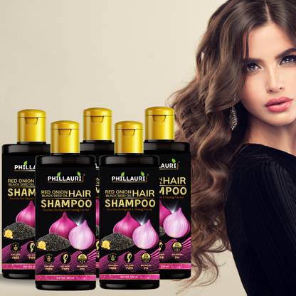 Phillauri Red Onion Blackseed Shampoo for Hair fall control & Hair Growth