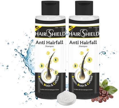 HAIRSHIELD Anti Hairfall Daily Shampoo | Plant Keratin, Biotin & Caffeine