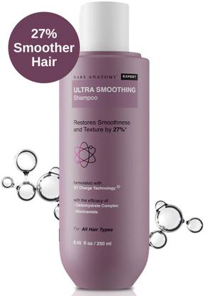 BARE ANATOMY Ultra Smoothing Shampoo | Smoothens Hair | For Dry & Frizzy Hair  (250 ml) at Rs. 419