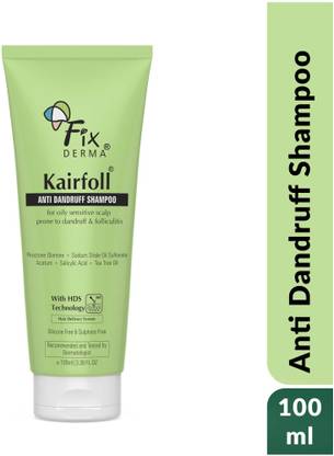 Fixderma Kairfoll Anti Dandruff Shampoo for Flaky, Itchy, Oily & Sensitive Scalp