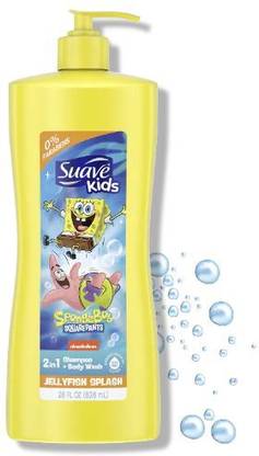 Suave Kids Spongebob Squarepants Jellyfish Splash 2 in 1 Shampoo+Body Wash