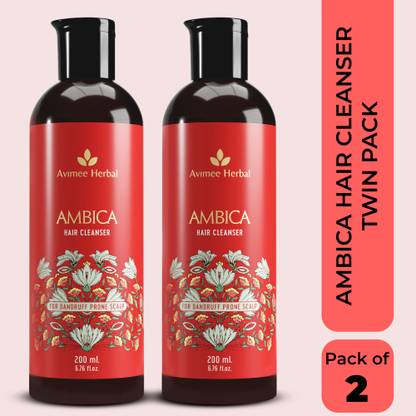 Avimee Herbal Ambika Hair Cleanser | Fights Dandruff, Nourishes Scalp | Tea Tree | 2*200ml