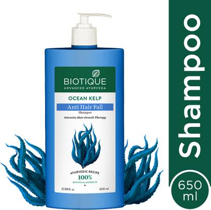 BIOTIQUE Ocean Kelp Anti Hair Fall Shampoo | Intense Hair Growth Therapy
