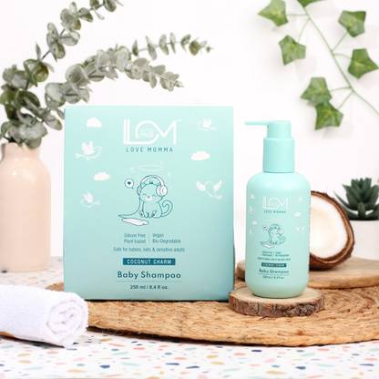 LOVE MOMMA Keep Your Baby Hair Soft and Healthy with Coconut Charm Baby Shampoo
