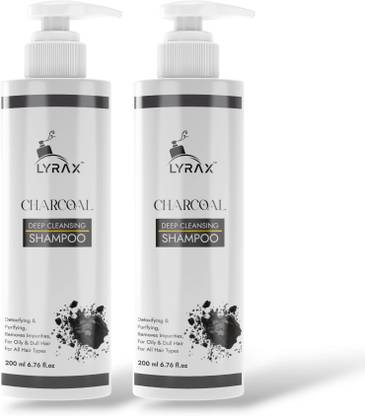 LYRAX CHARCOAL SHAMPOO (COMBO PACK)