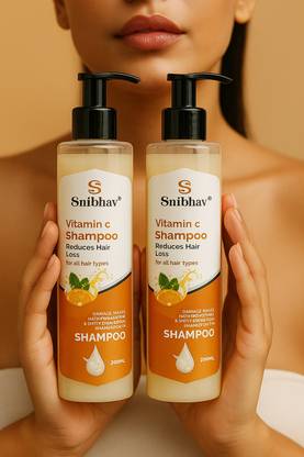 Snibhav Vitamin C Hair Shampoo Citrus-Infused Formula for Revitalized, Stronger Hair