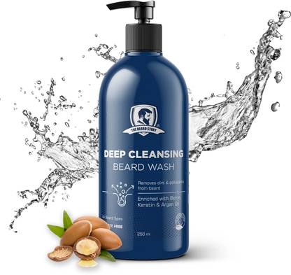 THE BEARD STORY Deep Cleansing Beard Wash, Frizz Free Shiny Look Remove Pollutants & Dirt
