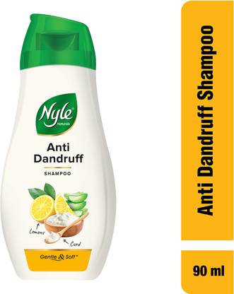 Nyle Naturals Anti-Dandruff Shampoo, With Curd, Lemon and Aloe Vera, Gentle & Soft