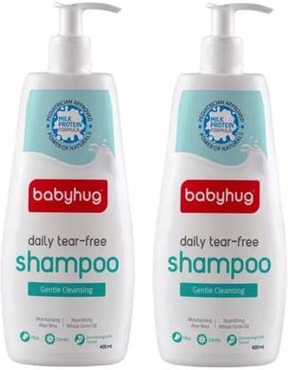 babyhug Gentle Cleaning Daily Tear Free Baby Shampoo (400ml) Pack of 2