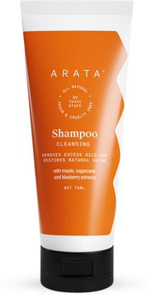 ARATA Cleansing Shampoo for Oily Hair|Repairs Damage & Nourishes|Vegan