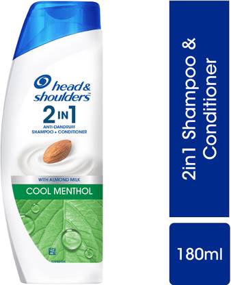 HEAD & SHOULDERS 2-in-1 CoolAnti Dandruff Shampoo + Conditioner With Almond Milk