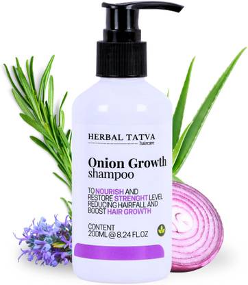 Herbal Tatva Onion Shampoo for Hair Growth and Hairfall Control