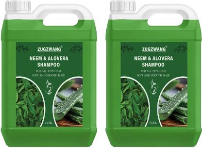 ZugZwang smooth and silky Aloevera Amla shampoo with conditioner 1 liter can