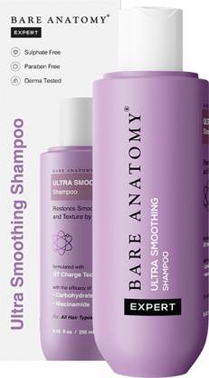 BARE ANATOMY Ultra Smoothing Shampoo | Smoothens Hair | For Dry