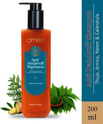 Omeo Anti Dandruff Shampoo-200ml With Neem, Ginger & Calendula | Clear Scalp Dandruff