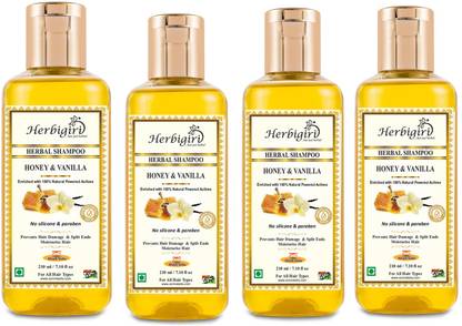 Herbigiri Herbal Honey Vanilla Shampoo For Silky & Shiny Hair 840 ml