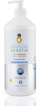 Damahs Professionals Brazilian Keratin Daily Shampoo, Sulphate-Free, After-Treatment