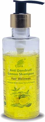 Cura ANTI DANDRUFF LEMON SHAMPOO 200ML | Address the Root Of your Hair Problems
