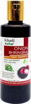 Kamal Herbal Onion Bhringraj Shampoo, Prevent Fall & Dandruff, Makes Hair Shiny & Smooth