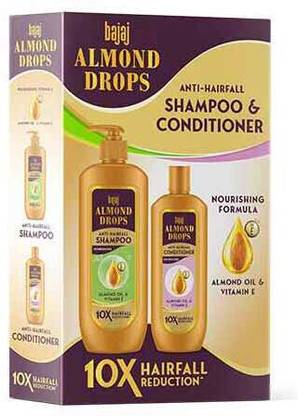 BAJAJ Almond Drops Anti Hairfall Shampoo and Conditioner Combo Kit