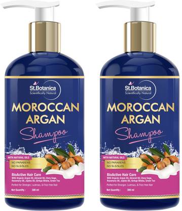 St.Botanica Moroccan Argan Hair Shampoo With Organic Argan Oil (No Sulphate & Paraben)