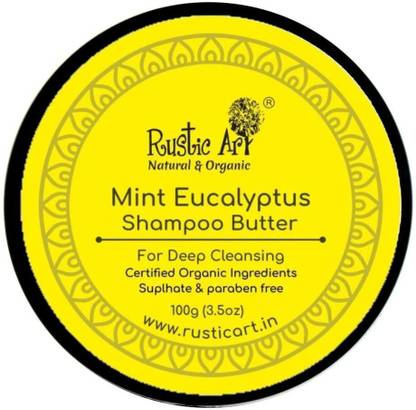 RUSTIC ART Mint Eucalyptus Shampoo Butter