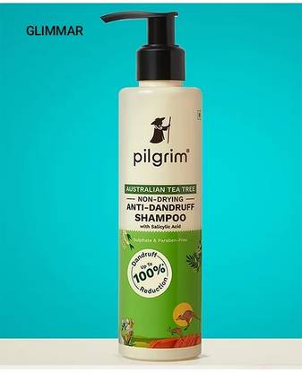 GLIMMAR Australian Tea Tree Hair Shampoo for Dandruff|Itchy Scalp|Men and Women