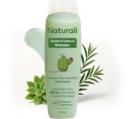 Naturali Shampoo For Dandruff | Tea Tree Oil | Sulphate & Paraben Free | For Oily Scalp