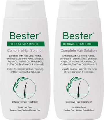 bester Herbal Shampoo 100 ml | Reduces Hair Fall, Dandruff & Tangled Hair