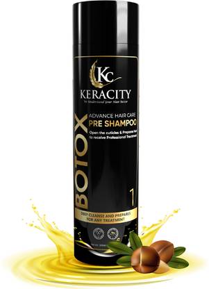 KERACITY HAIR BOTOX PRE SHAMPOO | Infused with 9 essential proteins like Argan Oil