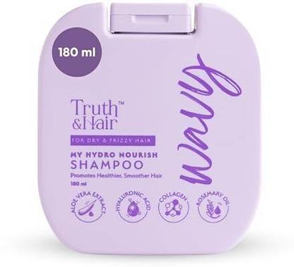 Truth & Hair Hydro Nourish Shampoo for Wavy Hair | Enriched with Rosemary Oil