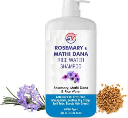 SV PROFESSIONAL Rosemary & Methi Dana shampoo for Reducing Hair Loss & Breakage- 400 ml