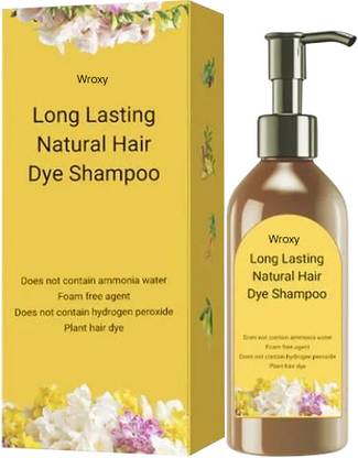 Wroxy long lasting natural hair dye shampoo